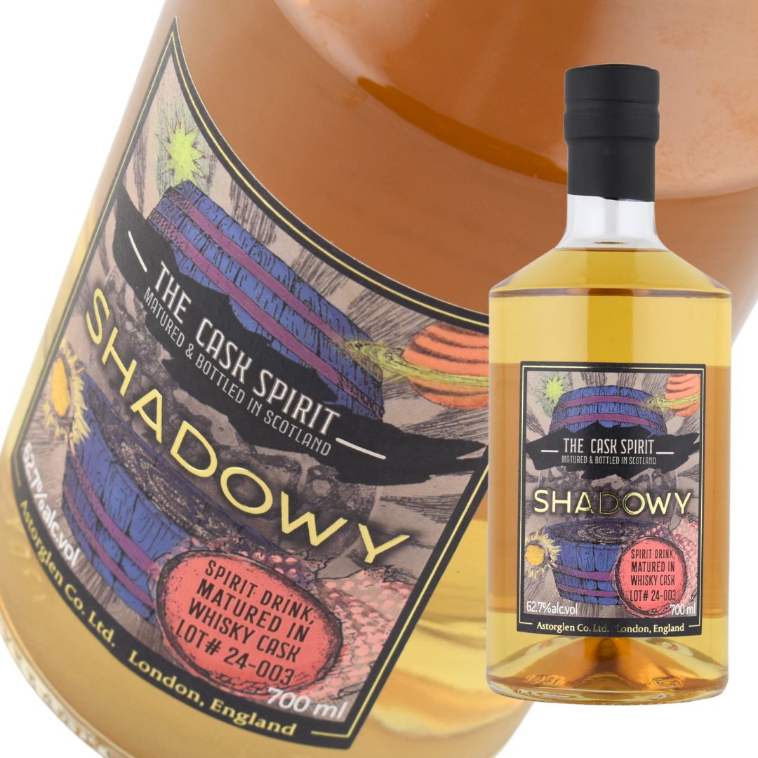 スピリッツ 62.7度 シャドウィー SHADOWY LOT#24-003 700ml 1本 (LOT#24-003はマッカランが入っていたホグスヘッドで熟成)